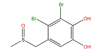 2,3-Dibromo-4,5-dihydroxybenzyl methyl sulfoxide